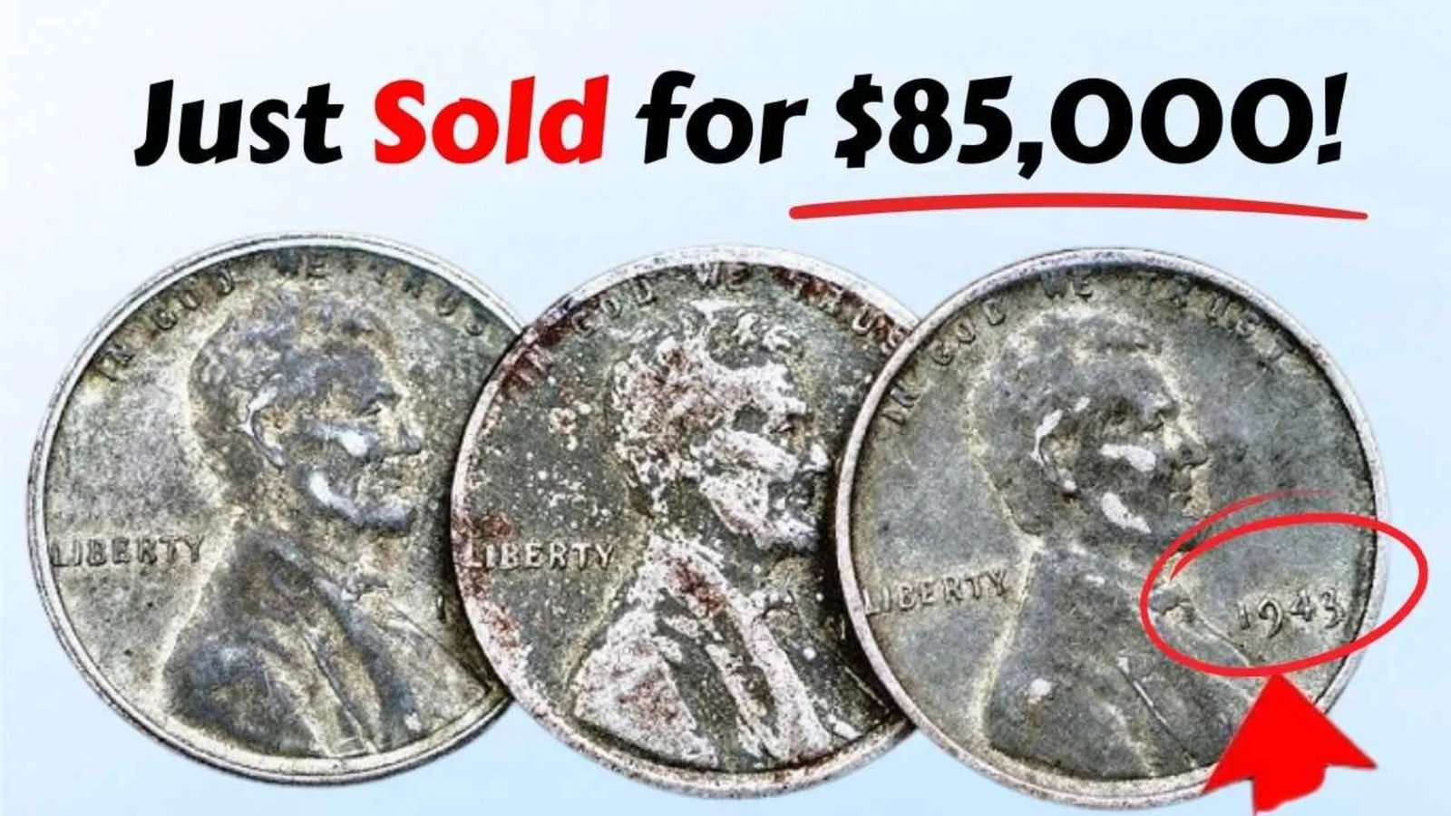 1943 Steel Penny Just Sold for $85000