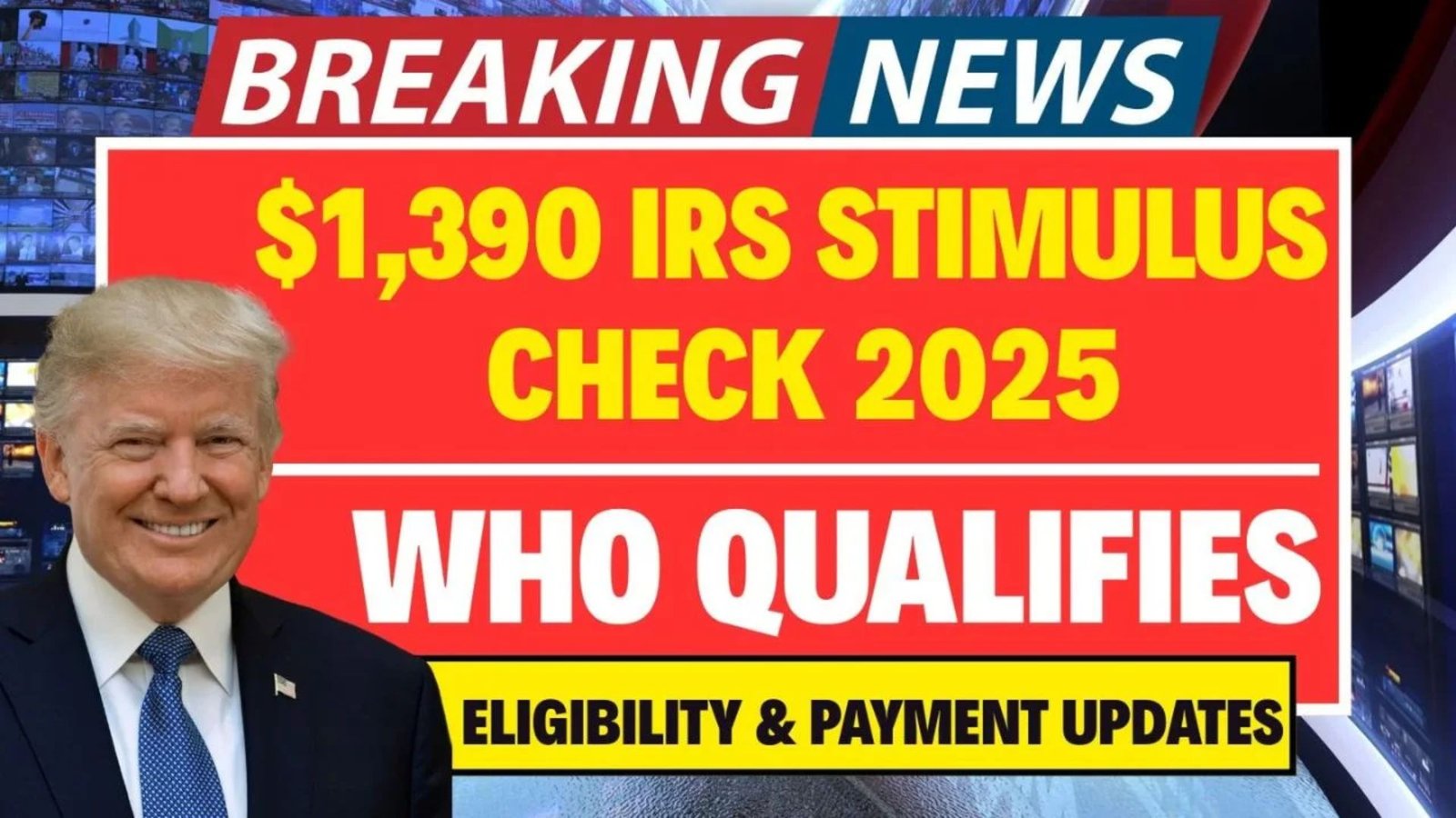 IRS Stimulus Checks Update 2025: $1,390 Payment in August, Here’s What You Need to Know